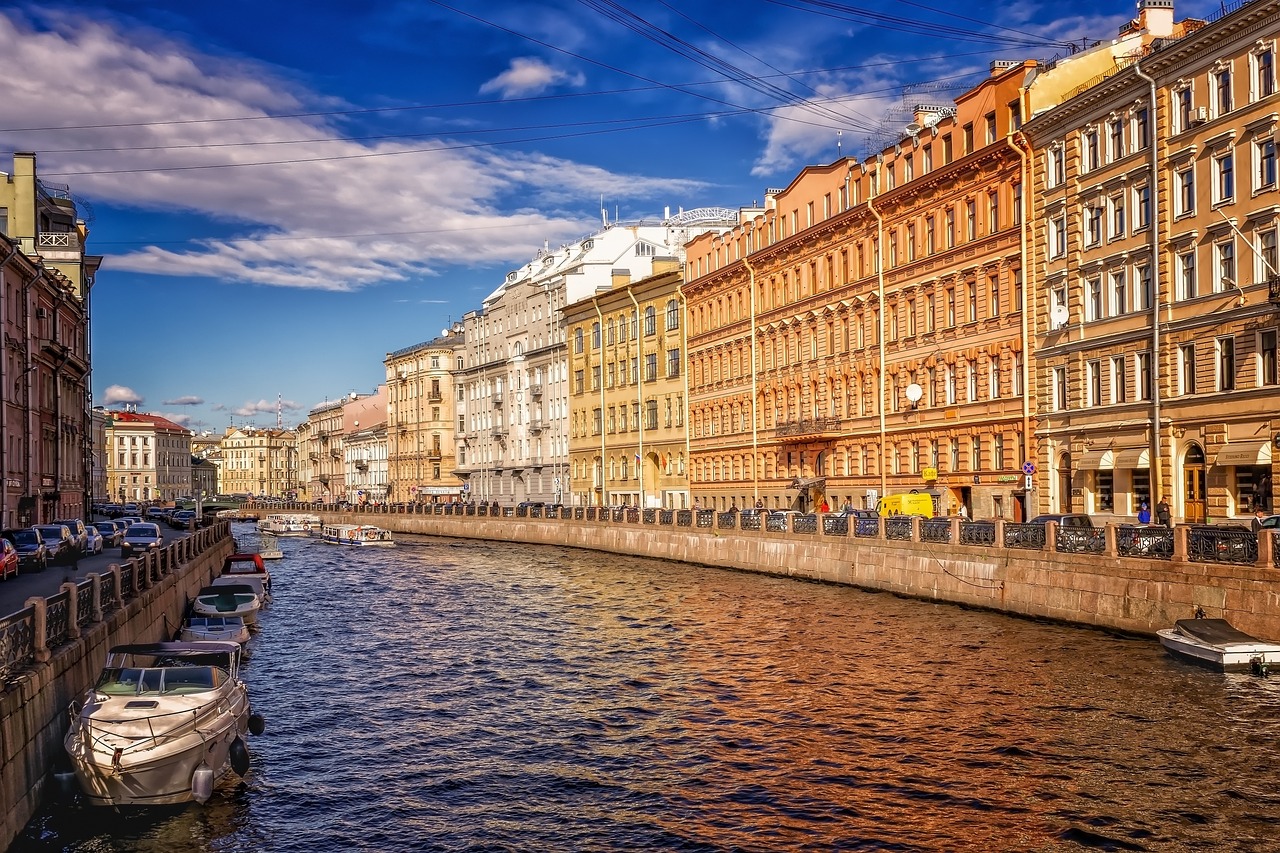 St. Petersburg, Historisches Zentrum, Kanalbild